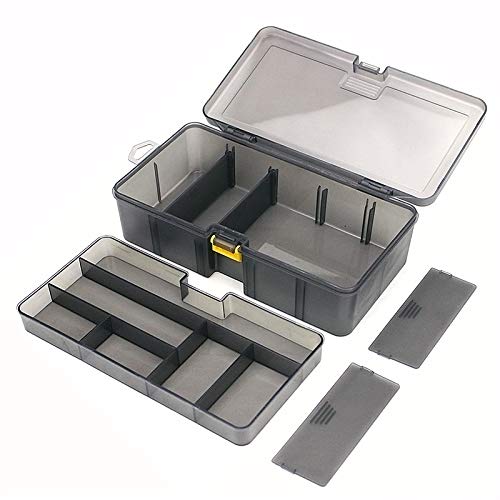 OriGlam - Caja organizadora de aparejos de pesca, cajas de aparejos de aparejos de pesca, cajas de almacenamiento para aparejos de pesca, cajas de almacenamiento