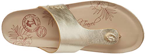 Panama Jack Quinoa Shine, Chanclas para Mujer, Dorado (Oro B3), 40 EU