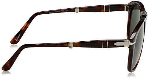 Persol 0Po0714 24/31 52 gafas de sol, Marrón (Havana/Grey Green), Unisex-Adulto