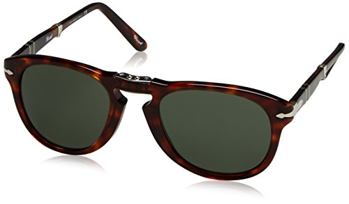 Persol 0Po0714 24/31 52 gafas de sol, Marrón (Havana/Grey Green), Unisex-Adulto