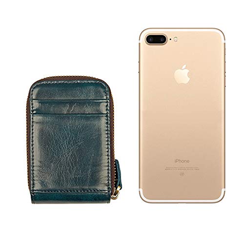 Personalizado Bolso for tarjeta de cuero de estilo de órgano de billetera for hombre de moda duradera Monedero de cuero El bolso for tarjeta de cuero RFID es una tendencia de moda for viajes de ocio C