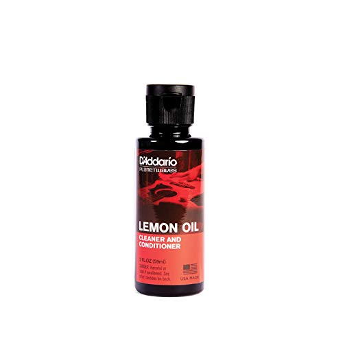 Planet Waves PW-LMN - Limpiador y acondicionador natural para guitarra (aceite de limón), color amarillo