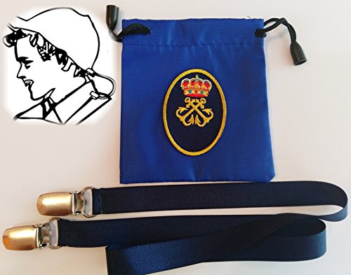 Polo Liso Patrón de Embarcación de Recreo (per) Bandera de España (S, Azul Marino)
