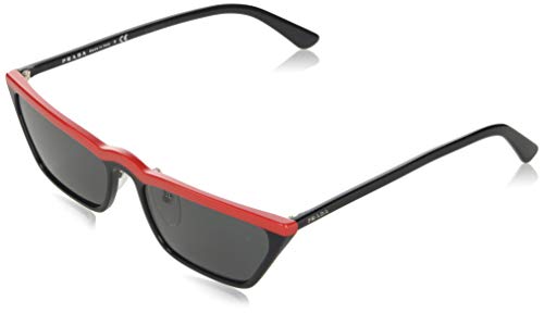 Prada 0PR 19US Gafas de sol, Red Black, 58 para Mujer