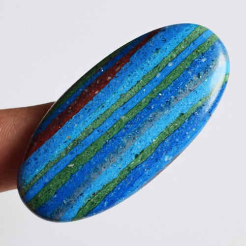 Pretty Look AG-9811 - Cabujón ovalado de calílica, tamaño 53 x 26 x 5,5 mm, piedra colgante