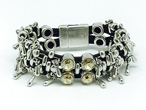 Pulsera de mujer "Manantial", hecha a mano, alta calidad