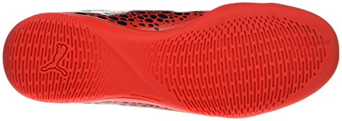 Puma Evopower Vigor 4 Graphic It, Zapatillas de Fútbol para Hombre, Negro (Black-Silver-Fiery Coral), 43 EU