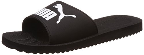 PUMA PURECAT, Sandalias deslizantes Unisex Adulto, Negro (Black/White), 42 EU