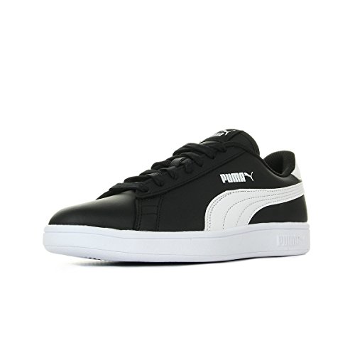 PUMA Smash V2 L JR, Zapatillas Unisex niños, Negro Black White, 37 EU