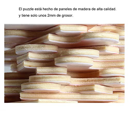 Puzzle Clásico Adulto 1000 Piezas Arte De La Pintura Al Óleo De La Opinión De La Choza Del Bosque De La Orilla Pintura Art Deco Casera