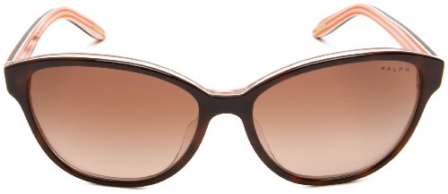 Ralph Lauren RALPH BY 0Ra5128 Gafas de Sol, Amber/Orange Stripes, 55 para Mujer