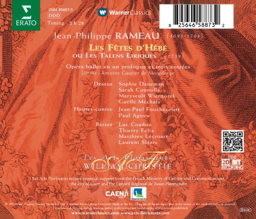Rameau : Les Fetes d'Hebe ou les talens lyriques