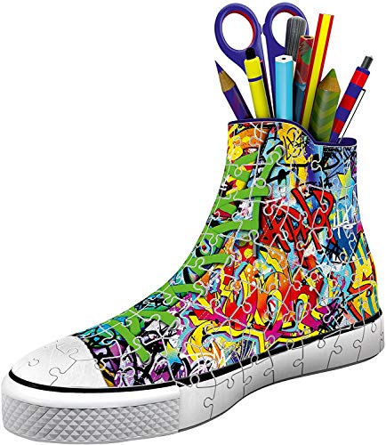 Ravensburger Sneaker Graffiti Print puzle 3D - Puzles 3D (108 Pieza(s), Arte, 8 año(s), Niño/niña, De plástico, 210 mm)