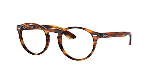Ray-Ban 5283 Monturas de gafas, Striped Havana, 49 para Hombre