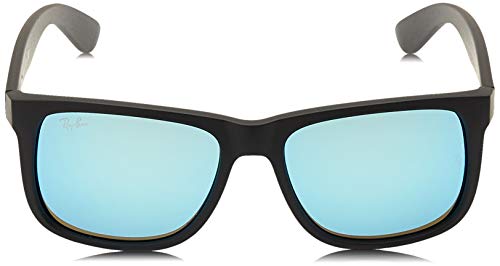 Ray-Ban Justin RB4165 - Gafas de sol Unisex, Negro (Blue 622/55), 51 mm