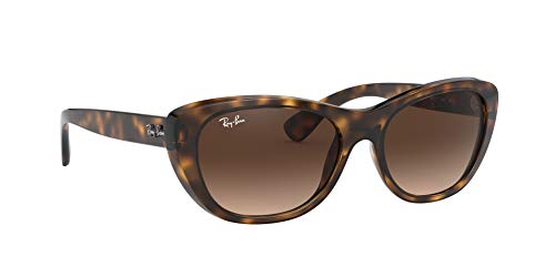 Ray-Ban Rb4227 Gafas de sol, Light Havana, 55 para Mujer