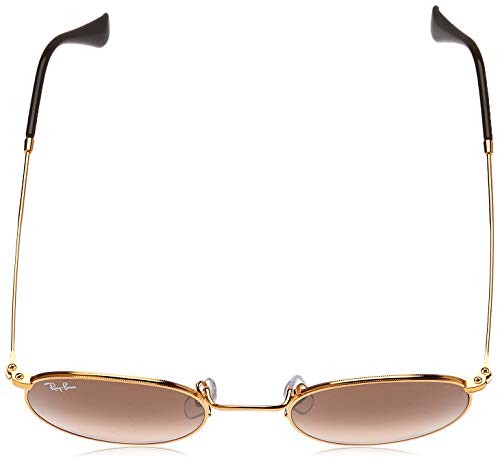 Ray-Ban Round Metal Gafas De Sol, Marron (Pink/Brown Gradient), 53 Unisex