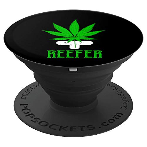 Reefer Funny Coral Reef Frag Joke | Marijuana Fish Tank Gift PopSockets Agarre y Soporte para Teléfonos y Tabletas