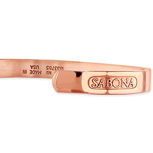 Sabona Copper Bracelet for Men and Women - Arthritis pain reliever effect - Plain… (S.)