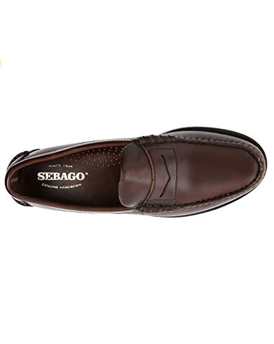 Sebago Classic Dan Waxy, Mocasines (Loafer) para Hombre, Marron (Dk Brown 901), 40 EU
