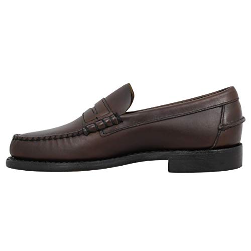 Sebago Classic Dan Waxy, Mocasines (Loafer) para Hombre, Marron (Dk Brown 901), 40 EU