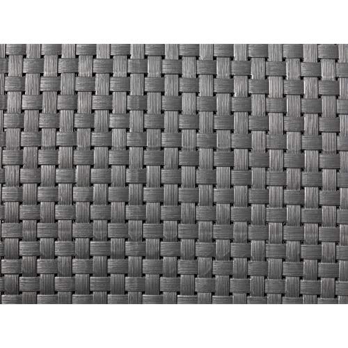 Shaf | Baúl Diva | Arcón trenzado guarda cojines | Medidas 117 x 63 x 43 cm | Color Antracita