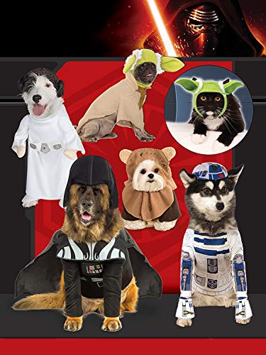Star Wars - Disfraz de Darth Vader para mascota, Talla M perro (Rubie's 887852-M)