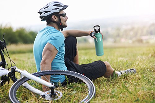 Super Sparrow Botella de Agua aislada al vacío de Acero Inoxidable, diseño de Pared Doble, Boca estándar - 500ml - Eco Friendly & BPA Gratis - para Correr, Gimnasio, Yoga, Ciclismo