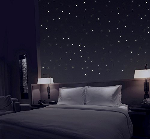 TALINU cielo de estrellas de 277 puntos luminosos, pegatinas fluorescentes, luz extra fuerte y de gran duración | 2 años de garantía de satisfacción