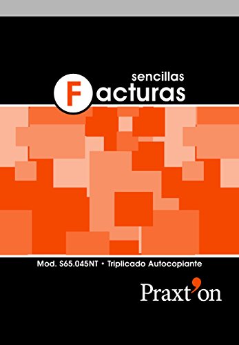 Talonario PRAXTON Facturas Sin IVA 4º Triplicado, Pack x5