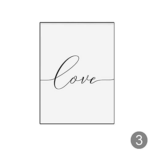 Tanyang Live Laugh Love Canvas Poster Print Pintura Minimalista Arte de la Pared Cuadros de la Pared para la Sala de Estar Decoración nórdica Hogar Sin Marco