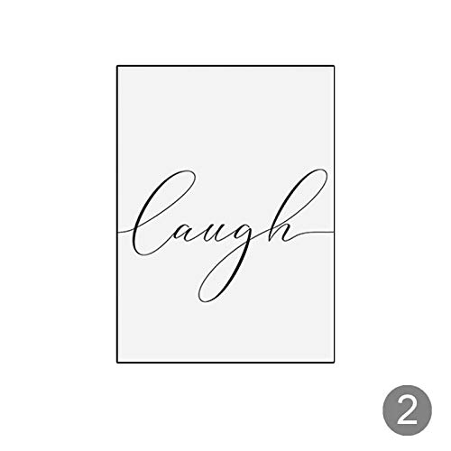 Tanyang Live Laugh Love Canvas Poster Print Pintura Minimalista Arte de la Pared Cuadros de la Pared para la Sala de Estar Decoración nórdica Hogar Sin Marco