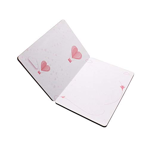 Tarjeta de San Valentín, tarjeta de madera de bambú real, aniversario, tarjeta I Love You para esposa, él o ella, o simplemente porque