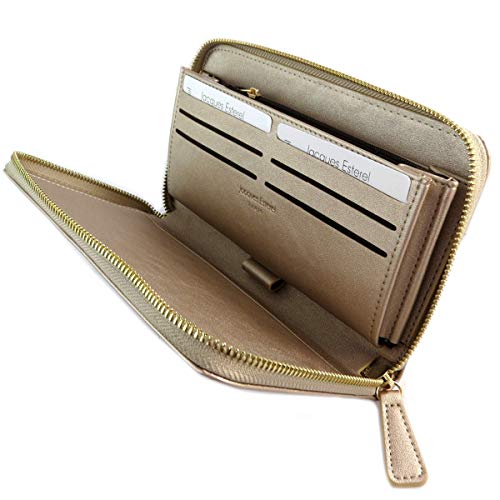 Ted Lapidus [Q2161 - Compañero con cremallera dorado - 20x11x2 cm.