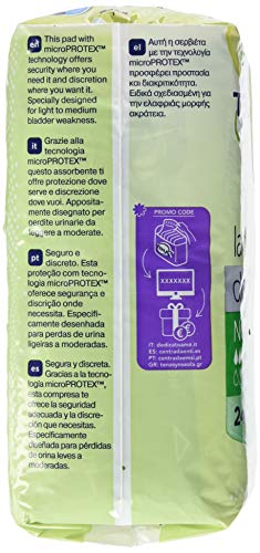 Tena Lady Discreet Normal 24, Negro, Estandar