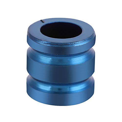 Titanium Knife Lanyard Bead, Parachute Cord Bead Paracord Bead Exterior EDC Colgante (pequeño) (Blue)