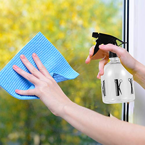 TOPBATHY Botella de Spray Dispensador de Spray de Niebla de Agua Planta de Flores Maceta de Agua de Peluquería Mister Pulverizador de Botella de Limpieza para El Hogar Multipropósito (500 Ml)