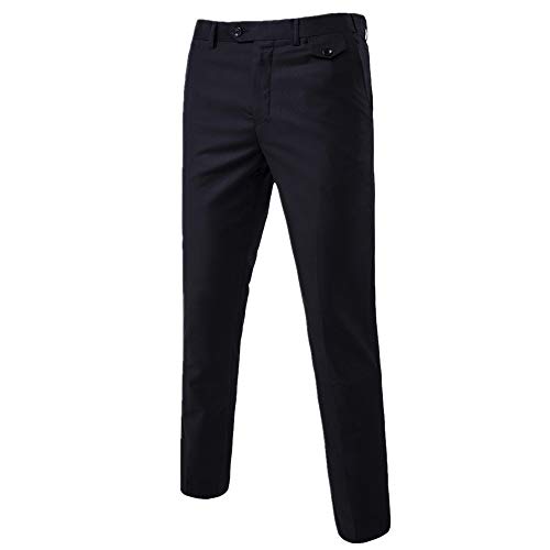Traje de 3 Piezas con Chaqueta, Chaleco y Pantalones, Hombre,Slim Fit, Ajuste Moderno,Fiesta de Bodas de Negocios de Gusspower