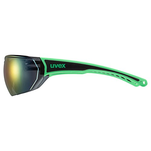 Uvex Sportstyle 204 Gafas de Ciclismo, Unisex Adulto, Verde/Negro, Talla Única