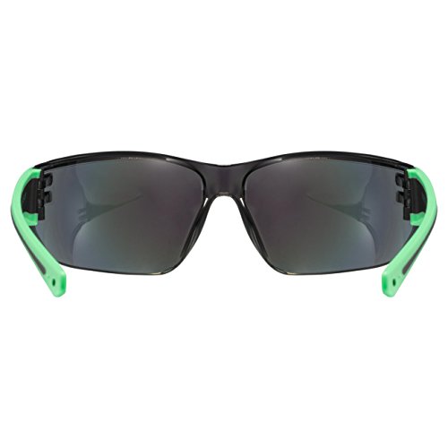 Uvex Sportstyle 204 Gafas de Ciclismo, Unisex Adulto, Verde/Negro, Talla Única