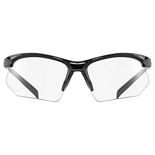 Uvex Sportstyle 802 Vario Gafas de Ciclismo, Unisex Adulto, Negro, Talla Única