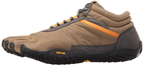 Vibram FiveFingers Trek Ascent Insulated, Zapatillas de Deporte Exterior Hombre, Kaki/Naranja, 42 EU