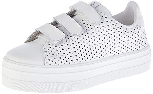 Victoria Barcelona Piel Perforado, Zapatillas para Hombre, Blanco (Blanco 20/41), 41 EU