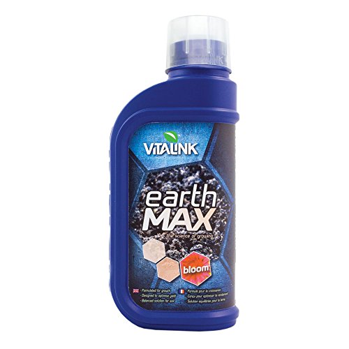 VitaLink Fertilizante/Nutriente para Cultivo Hydrogarden Earth MAX Bloom (1L)
