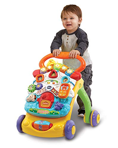 VTech - Correpasillos Andandín 2 en 1, Diseño Mejorado, Andador Bebé InTeractivo Plegable y Regulador de Velocidad, Multicolor (80-505622) , color/modelo surtido