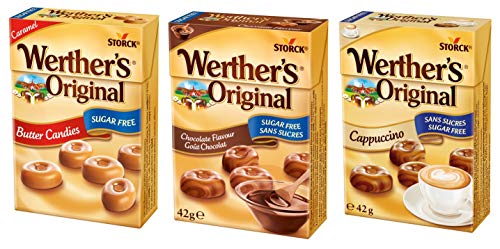 WERTHER`S Original caramelos de nata sin azúcar bolsa 42 gr