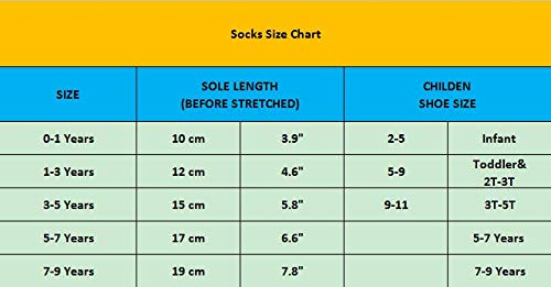 Wobon 12 Pares de Calcetines Antideslizantes de ABS Bebé Chicos con Asas, Calcetines Antideslizantes para Niños Pequeños (12 pares A, 3-5 años)