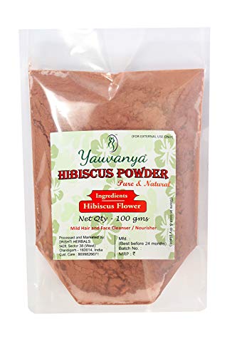 Yauvanya Pure Hibiscus - Polvo para cabello (100 g)