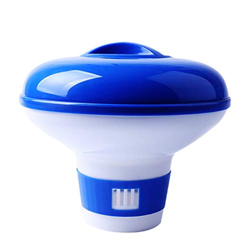 ZoneYan Dispensador de Cloro para Piscina, Dispensador Cloro Flotante, Cloro Flotante para Piscina, Dispensador Químico Intex, Dispositivo de Dosificación Cloro