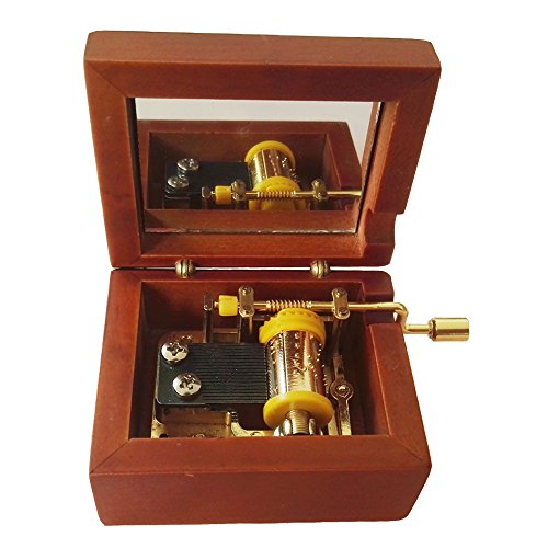 18 nota manivela Musical de madera, madera caja de música caja de regalo, Fur Elise caja de música